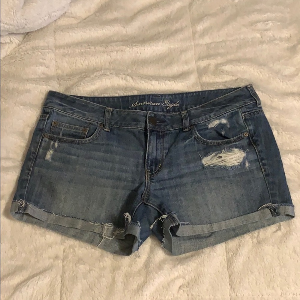 American eagle jean shorts